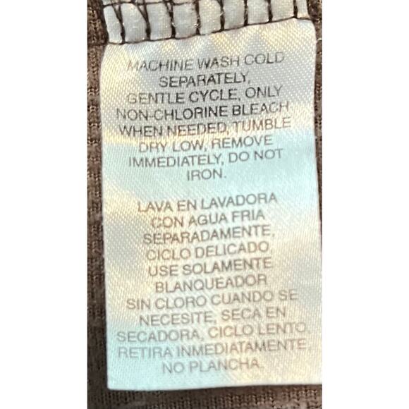 MOUNTAIN LAKE CASUALS HI-RISE PANTS, WOMENS, L, BROWN, DRAWCORD, BRUSHED COTTON - Picture 9 of 9